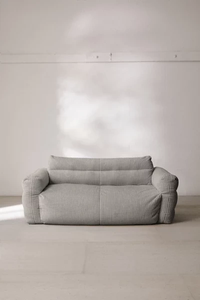 Urban Outfitters Matilda Corduroy Bean Bag Sofa In Grey