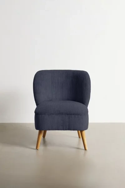 Urban Outfitters Bria Corduroy Chair In Black
