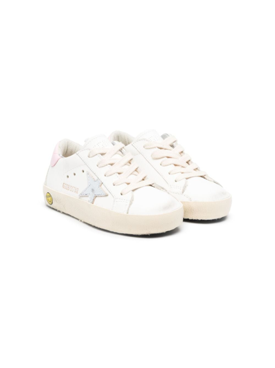 Golden Goose Patch-embellished Low-top Sneakers In 白色