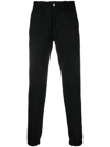 KARL LAGERFELD CHASE STRETCH-COTTON TRACK PANTS