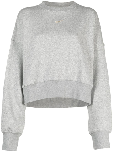 Nike Phoenix Fleece Sweatshirt In Gray