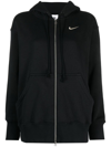 Nike Women's  Sportswear Phoenix Fleece Oversized Full-zip Hoodie In Black/sail