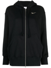 Nike Women's  Sportswear Phoenix Fleece Oversized Full-zip Hoodie In 黑色