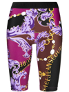 VERSACE JEANS COUTURE BAROQUE COUTURE-PRINT CYCLING SHORTS
