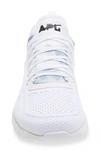 Apl Athletic Propulsion Labs Techloom Tracer Knit Training Shoe In White/ Black/ Black