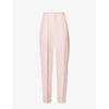 The Frankie Shop Frankie Shop Womens Pink Pinstripe Tansy Wide-leg High-rise Pleated Trousers In Pink Pinstripe