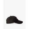 Maje Womens Bicolore Monogram-embroidered Cotton Baseball Cap