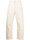 Oamc Cortes Wide-leg Jeans In Neutrals