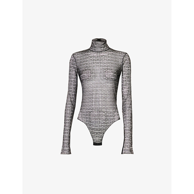 Givenchy Long Sleeves Body Top In Black