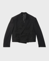 BALENCIAGA FOLDED TAILORED JACKET