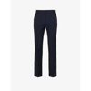 Valentino Navy Blue Navy Blue Tailored Trousers In Navy