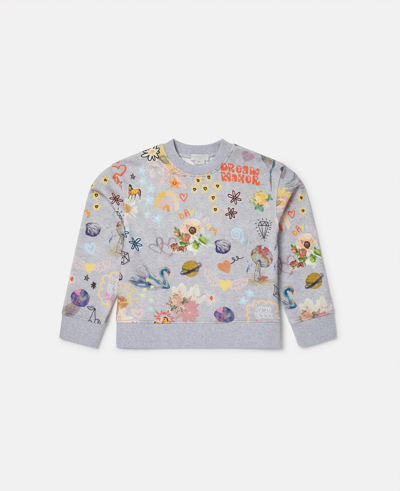 Stella Mccartney Dreammaker Doodle Sweatshirt In Grey