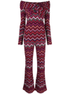 MISSONI ZIGZAG WOVEN KNITTED JUMPSUIT