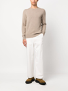 Drumohr Crewneck Cashmere Sweater In Neutrals