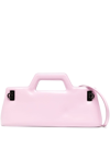 Ferragamo Wanda Leather Mini Bag In Pink