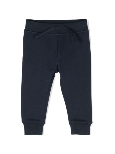 Dsquared2 Babies' Logo-print Cotton Track Pants In Blue
