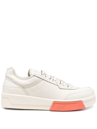 Oamc Cosmos Cupsole Low-top Leather Sneakers In White