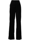 Anouki High-waisted Tailored Trousers In Black