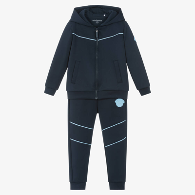 Mitch & Son Kids' Boys Navy Blue Cotton Tracksuit