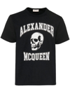 Alexander Mcqueen Alexander Mc Queen Skull T Shirt In Black  