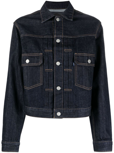 Levi's Logo-buttons Denim Jacket In Blau
