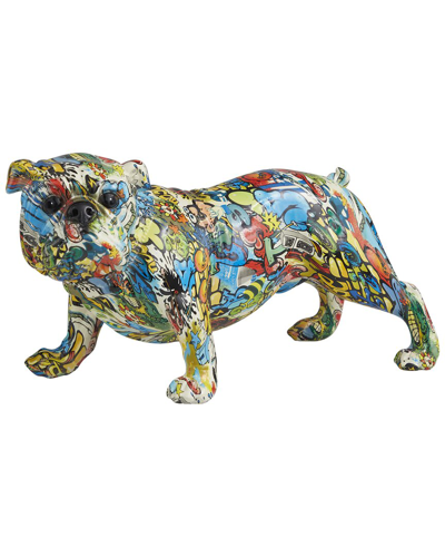 The Novogratz Decorative Dog Sculpture In Multicolor