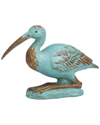 Peyton Lane Bird Decorative Sculpture In Teal