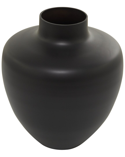Peyton Lane Modern Amphora Vase In Black