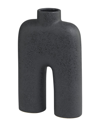Peyton Lane Abstract Ceramic Arched Vase In Black