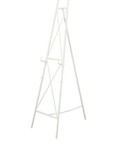 Peyton Lane Tall Adjustable Display Stand Easel With Chain Support In White