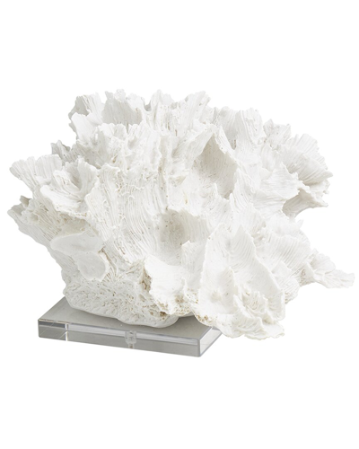 Peyton Lane Coral Textured Sculpture In White