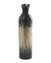 Peyton Lane Capiz Shell Handmade Vase In Black