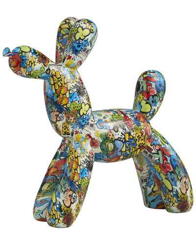 The Novogratz Decorative Dog Sculpture In Multicolor