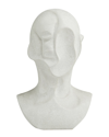 Peyton Lane People Ceramic Head Sculpture In White