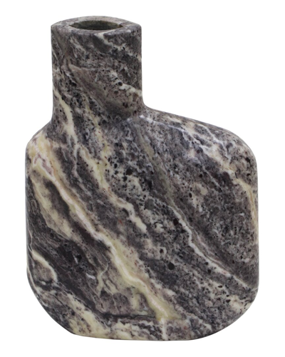 Tov Furniture Pika Large Marble Vase In Grey