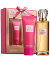 Lovery Pink Diamond Perfume & Lotion Gift Set In Pink