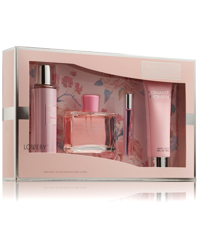 Lovery Romantic Moment 4pc Signature Beauty Aromatherapy Gift Set In Pink