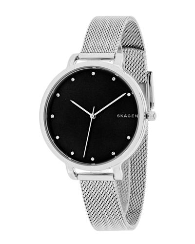 Skagen Hagen Blue Sandblasted Dial Ladies Watch Skw2582