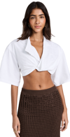 Jacquemus White Le Chouchou 'le T-shirt Bahia' T-shirt
