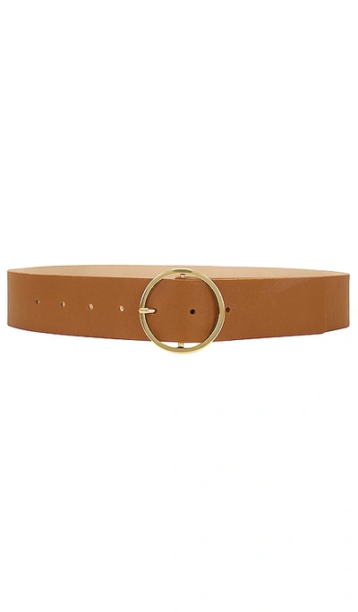 B-low The Belt Molly Leather Belt In Cuoio Gold