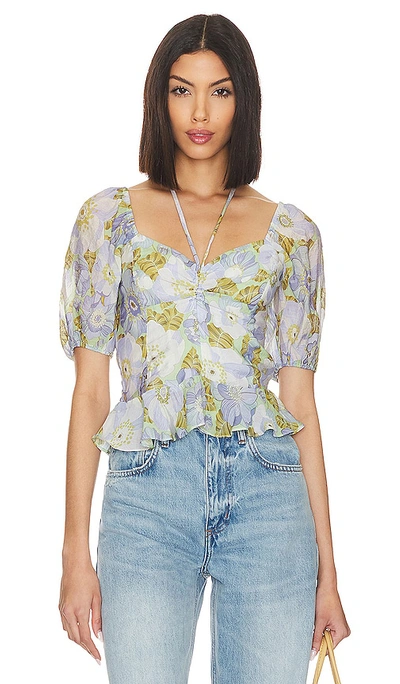 Heartloom Sully Top In Blue