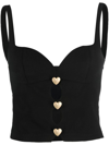 Marco Rambaldi Woman Top Black Size M Viscose, Elastane In Black