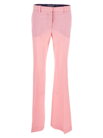 VERSACE FLARED TROUSERS,10100451A081981PN50