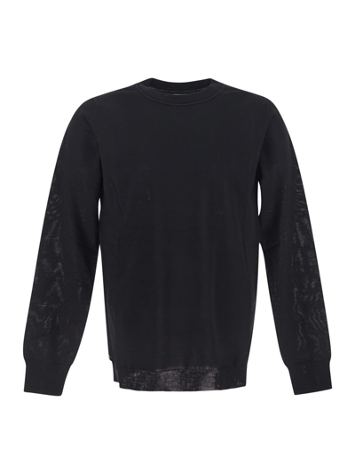 Maison Margiela Work In Progress Sweater In Black