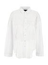 R13 Boxy Button-up Shirt In White