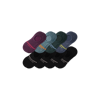 Bombas Lightweight Merino Wool Blend No Show Sock 8-pack In Agate Black Mix