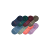Bombas Cushioned No Show Sock 8-pack In Navy Olive Mix