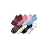 Bombas Ankle Sock 8-pack In Lilac Pink Mix