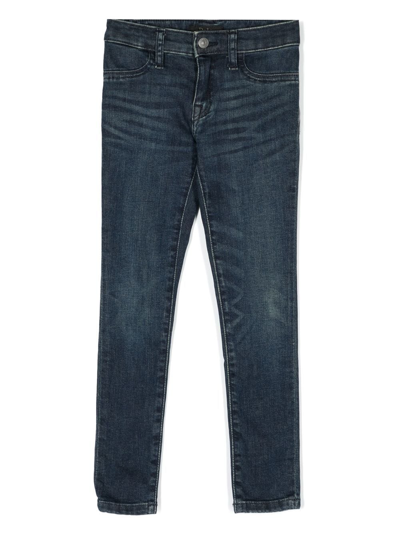 Ralph Lauren Kids' Aubrie Low-rise Straight Jeans In Blue