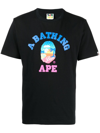 A BATHING APE GRAPHIC-PRINT COTTON T-SHIRT